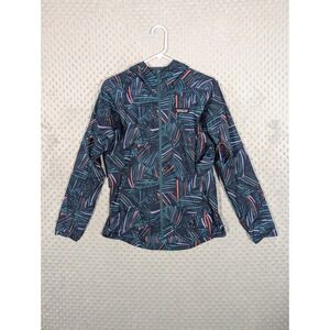 Patagonia Houdini Jacket Women's Small Rain Fern Zip Lightweight Full Zip no tag